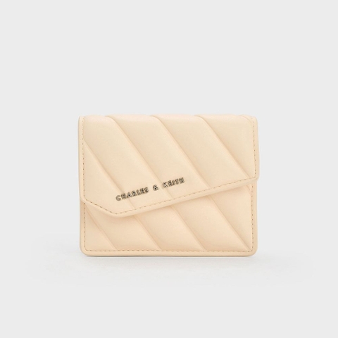 Asymmetric Flap Panelled Wallet
