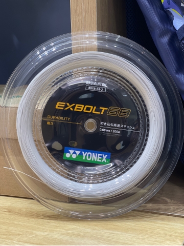 Cuộn cước cầu lông yonex exbolt 68 trắng