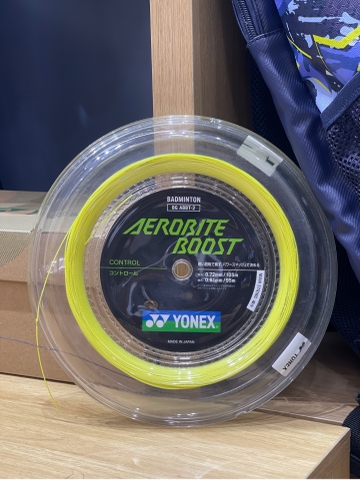 Cuộn cước cầu lông yonex aerobite boost vàng xám
