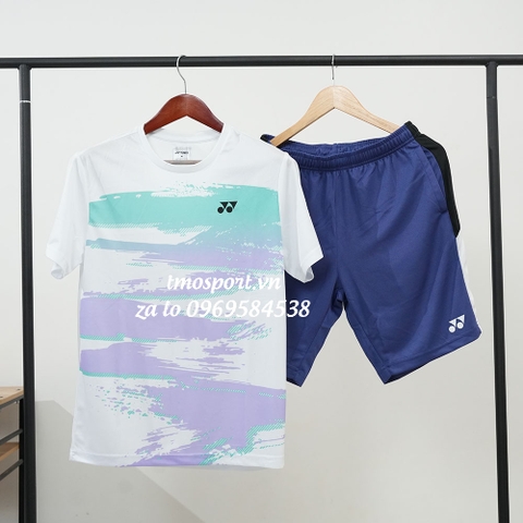 Áo Yonex Round Neck Men trắng RM-S092-3066-RW2-S