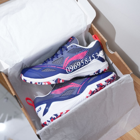 Giày cầu lông Li-Ning AYTU025-4 xanh navy