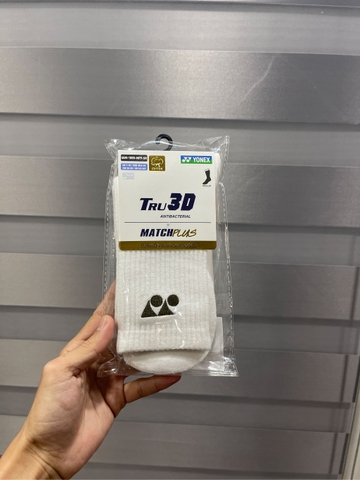 Tất nam cổ cao yonex màu trắng MP9 1855 white mitlitary olive