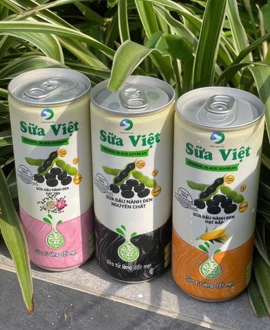 Sữa đậu nành đen mix hạt sen
