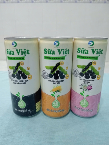 Sữa đậu nành đen mix hạt sen