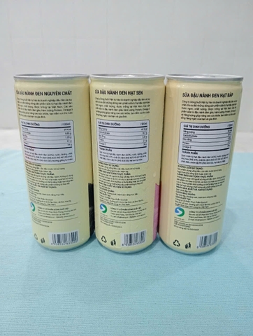 Sữa đậu nành đen mix hạt sen