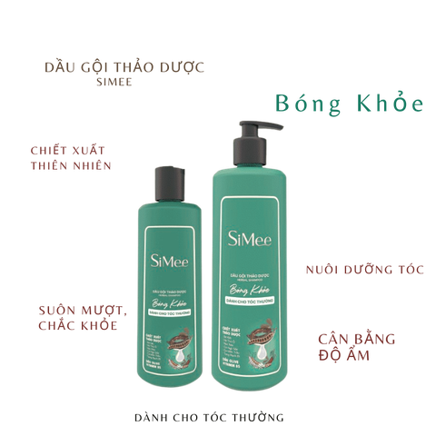 Dầu gội thảo dược SiMee Bóng khỏe Dành cho tóc thường