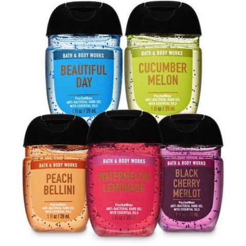 Nước Rửa Tay Dạng Gel Bath & Body Works 29ml Của Mỹ - Hàng có sẵn - Giao mùi ngẫu nhiên