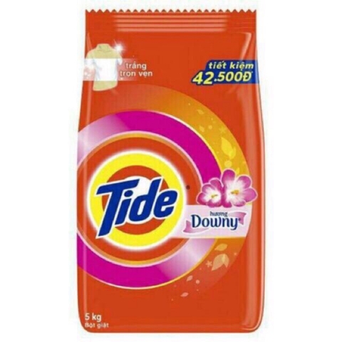 Bột Giặt Tide Trắng Đột Phá Hương Downy 5kg
