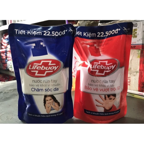 Lifebuoy bảo vệ khỏi vi khuẩn vượt trội túi 400gr