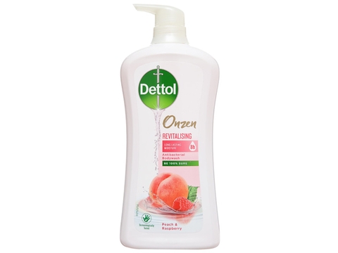 Dettol Onzen Sữa Tắm Dưỡng Da Đào & Phúc Bồn Tử - 950g.