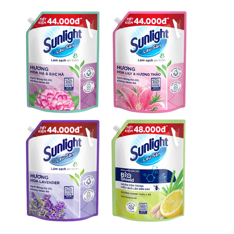 Sunlight Nước Lau Sàn Tinh Dầu Thảo Mộc - Túi 3.6 Kg