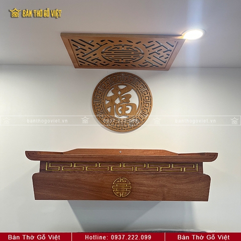 Bàn Thờ Treo Tường Hương Đá Đại Cát GV-TR010