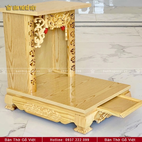 Bàn Thờ Thần Tài Ông Địa Có Ngăn Kéo GV-TT406