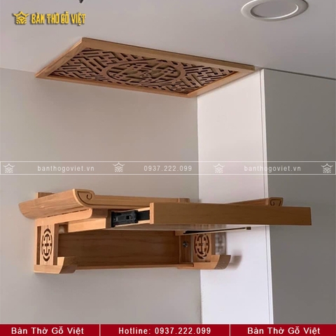 Bàn Thờ Treo Tường Ngăn Kéo Tiện Lợi 69x48 GV-TR103