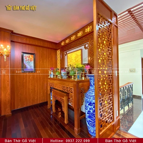CNC Vách Ngăn Bàn Thờ Truyền Thống GV-VN007