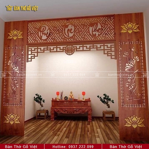 CNC Vách Ngăn Cho Phòng Thờ Lớn GV-VN003