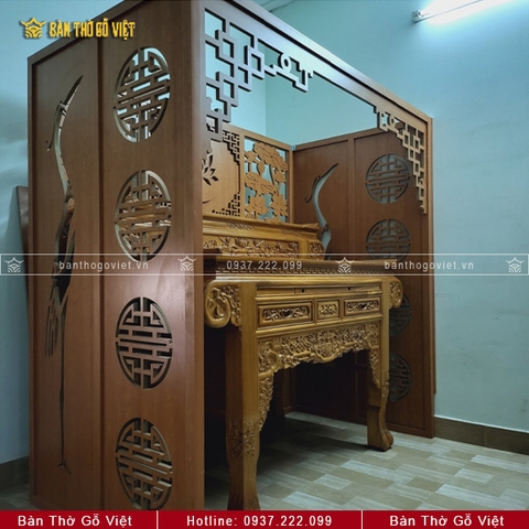 CNC Vách Ngăn Phòng Thờ Chữ Thọ GV-VN002