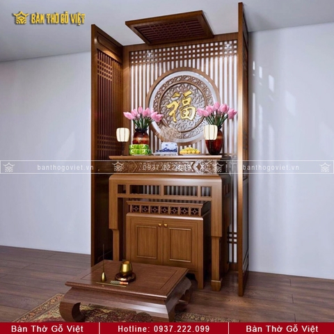 CNC Vách Ngăn Phòng Thờ Chung Cư Cao Cấp GV-VN014