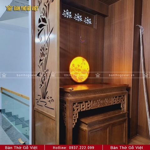 CNC Vách Ngăn Phòng Thờ Tối Ưu Không Gian GV-VN009