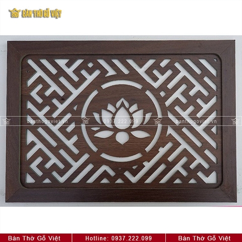 Tấm Chống Ám Khói Hoa Sen 41x61 Màu Cánh Gián GV-AK003