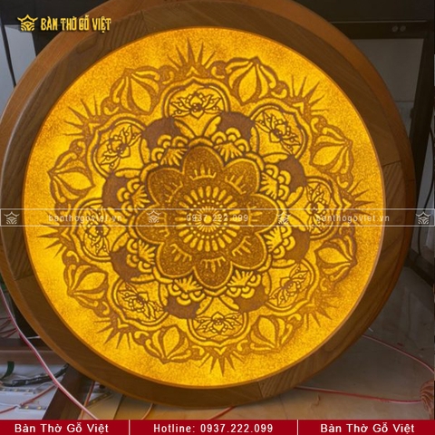 Tranh Trúc Chỉ Tròn Mandala GV-TC106