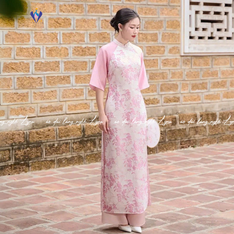 Áo Dài Ngọc Hồng Cung Y – Trẻ Trung, Hiện Đại, Tôn Dáng, Sang Trọng, Dự Tiệc & Lễ Tết