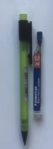 Combo Bút chì kim + Ruột chì Steadler 0.5
