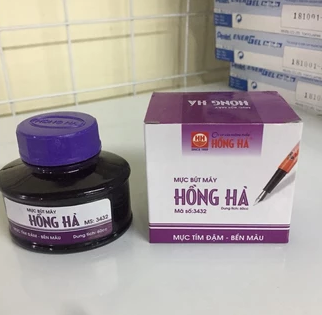 Mực bút máy Hồng Hà lọ 60ml