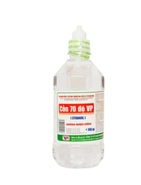Cồn 70 độ  dùng để diệt khuẩn dụng cụ y tế, bề mặt trong y tế (500ml)