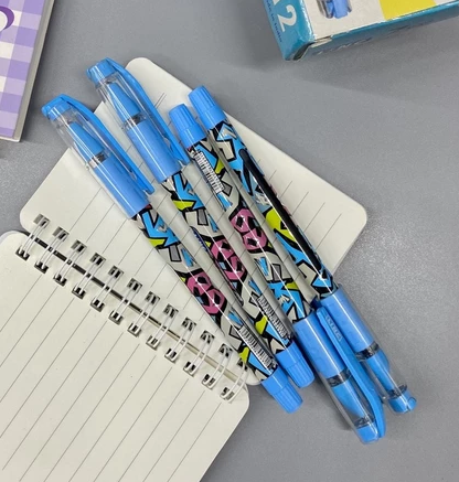 Hộp 12 Chiếc Bút Nước Linc Zapp Gel Pen , Bút Gel Mực Đen Ngòi 0.5mm