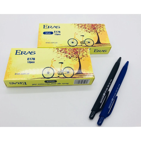 20 Bút bi tam giác 0.7mm, bút bi thân nhung Eras E176