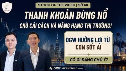 SOTW 68 |Thanh khoản bùng nổ - DGW hưởng lợi từ cơn sốt AI