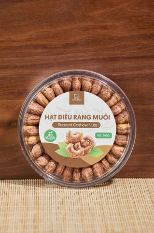 HẠT ĐIỀU RANG MUỐI XẾP HOA 500G