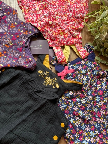 Quần yếm hoa nhí hãng Sergent Major size mini nhiều mẫu