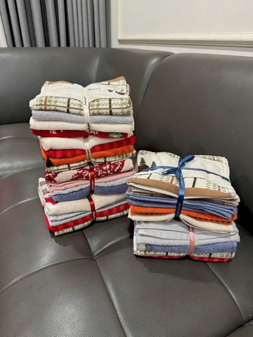 Set 4 khăn gội, tắm hãng KOLH'S nhiều mẫu