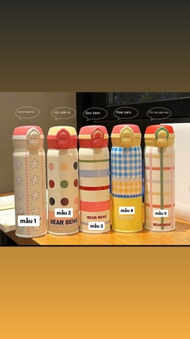 Bình giữ nhiệt Bear bens 480ml nhiều mẫu