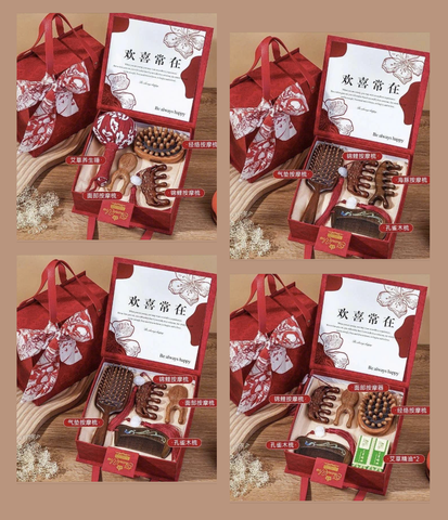 Set gỗ đàn hương 5 mẫu