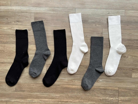 Tất cao cổ Uniqlo heatech 5 màu nayv, trắng, đen, ghi