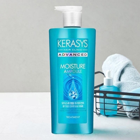 Dầu xả Kerasys Advanced Moisture Ampoule - phục hồi tóc hư tổn, khô xơ