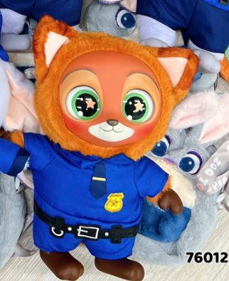 Gấu bông mặt nhựa Zootopia 2 mẫu