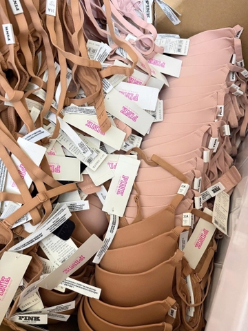 Áo Bra Victoria’s Secret PINK 3 màu đen, nâu, hồng nude