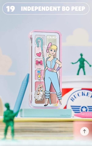 Bảng Phấn Mắt Clio PRO EYE PALATTE NO 12 ô Màu 19 Independent Bo Beep