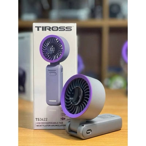 Quạt cầm tay mini TIROSS TS3422 3600mAh