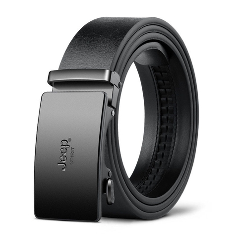 Thắt lưng da bò Jeep khóa tự động