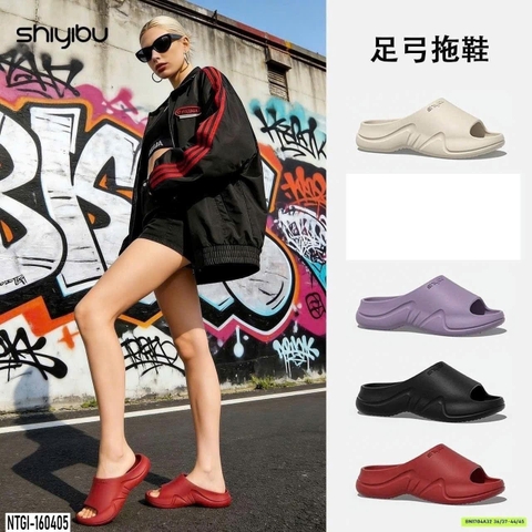 Dép EVA SHIYIBU siêu nhẹ chống trượt 4 màu xanh, đỏ, đen, tím