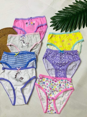 Set 7 quần chip tam giác hãng George cho bé gái