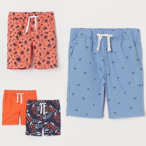 Quần kaki lửng H&M bé trai nhiều mẫu hè