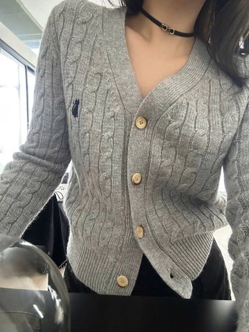 Áo len Polo Ralplauren dài tay cổ V 4 màu