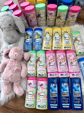 Sữa tắm gội 2in1 cho bé trai, bé gái hãng Balea 300ml nhiều mùi