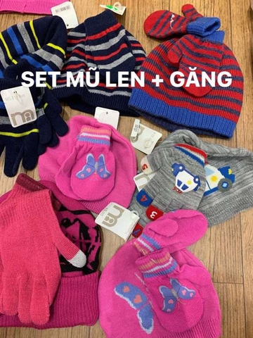 Set Mũ len kèm găng Mother Care